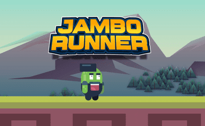 Run & Jump Jumbo Runner Banner