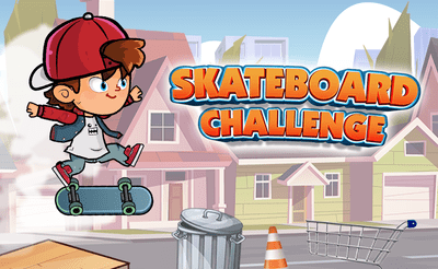Skateboard Challenge Banner