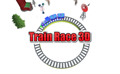 Train Race 3D Banner