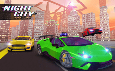 Night City Racing Banner