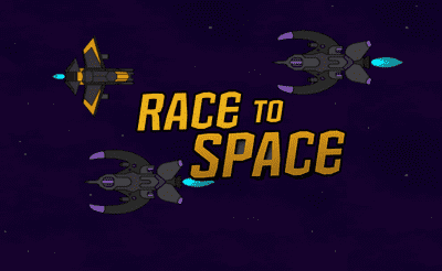 Race in the Space Banner