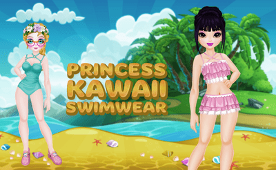 Princess Kawaii Swimwear Banner
