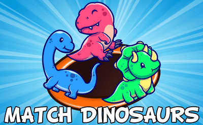 Match Dinosaurs Banner