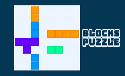 Blocks Puzzle Banner