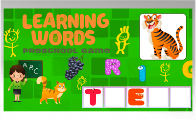 Learning Words in 3 Languages Banner
