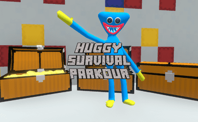Huggy Survival Parkour Banner