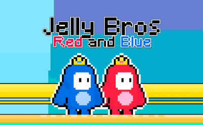 Jelly Bros Red and Blue Banner