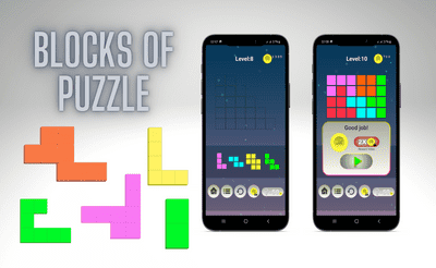 Blocks of Puzzle Banner