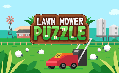Lawn Mower Puzzle Banner