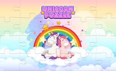 Unicorn Puzzle Banner