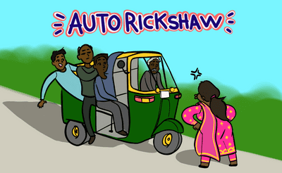 Auto Rickshaw Banner