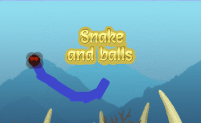 Snake and balls Banner