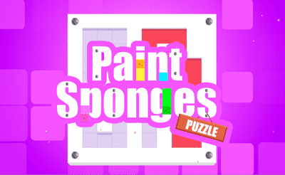 Paint Sponges Puzzle Banner