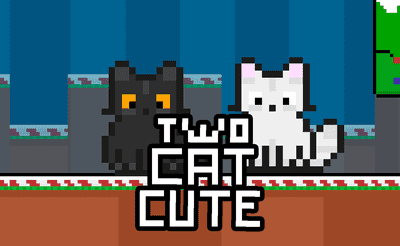 Two Cat Cute Banner