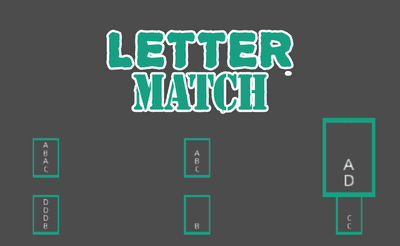 Letter Match Banner
