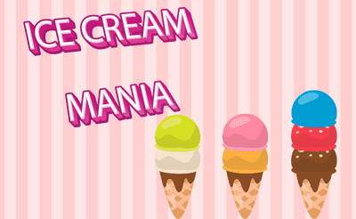 Ice Cream Mania Banner