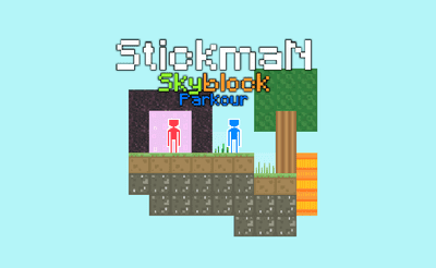 Stickman Skyblock Parkour Banner