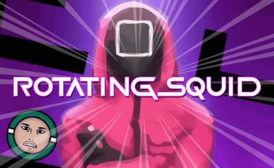 Rotating Squid Banner