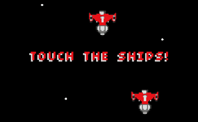 Touch the Ships! Banner