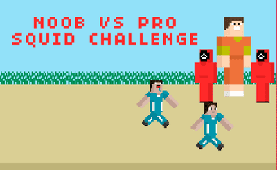 Noob vs Pro Squid Challenge Banner