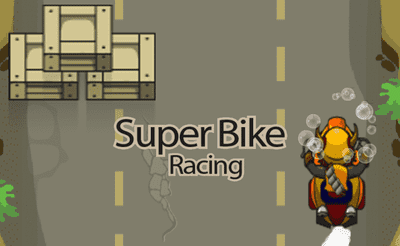 Super Bike Racing Banner