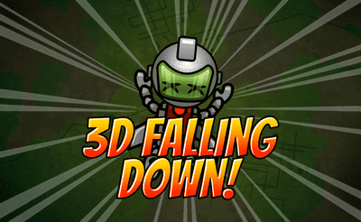 3D Falling Down Banner