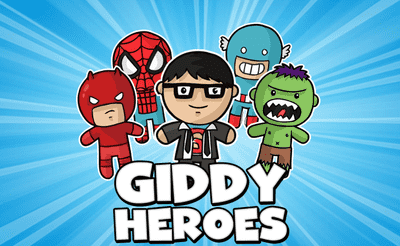 Giddy Heroes Banner