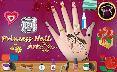 Princess Nail Art Banner