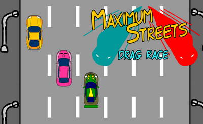 Maximum Streets - Drag Race Banner