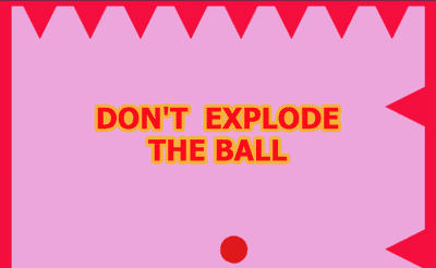 Don't Explode the Ball Banner