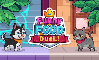 Funny Food Duel Banner