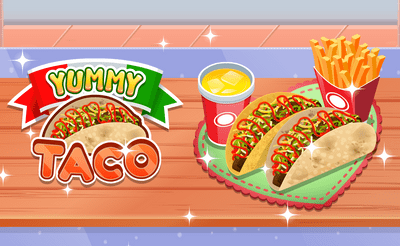 Yummy Super Taco Banner