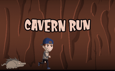 Cavern Run Endless Runner Game Banner