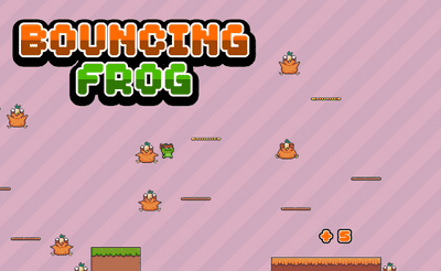 Bouncing Frog Banner