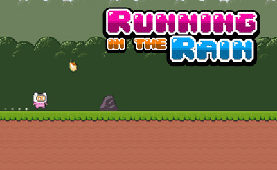 Running in the Rain Banner