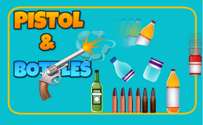 Pistol & Bottles Banner
