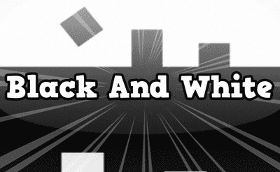 Black and White Banner