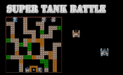 Super Tank Battle Banner