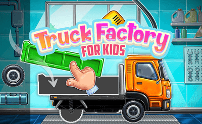 Truck Factory for Kids Banner