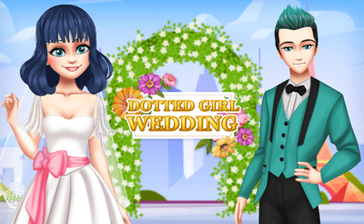 Dotted Girl Wedding Banner