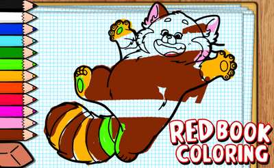 Red Coloring Book Banner
