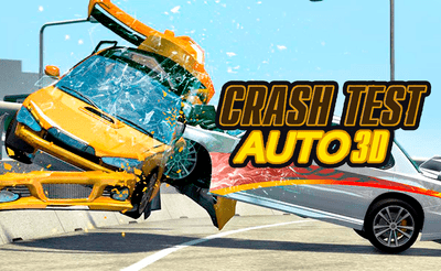 Crash Test Auto 3D Banner
