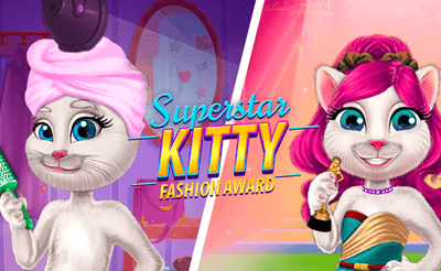 Superstar Kitty Fashion Award Banner
