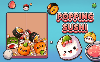 Popping Sushi Banner