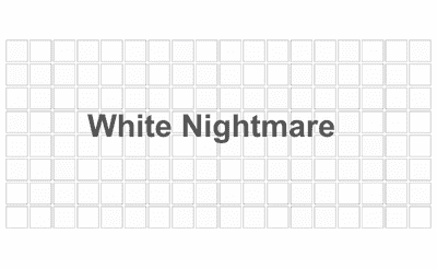 White Nightmare Banner