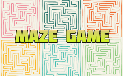 Maze Game Kids Banner