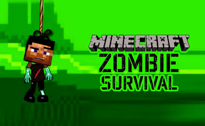 Mincraft Zombie Survival Banner