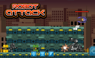 Robot Attack Banner