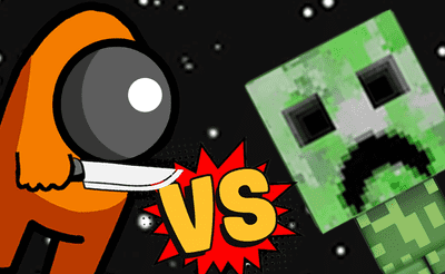 Among vs Creeper Banner