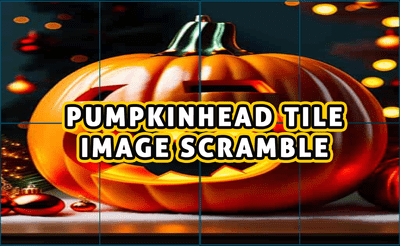Pumpkinhead Tile Image Scramble Banner
